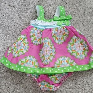 Bonnie Baby Dress and Bloomers